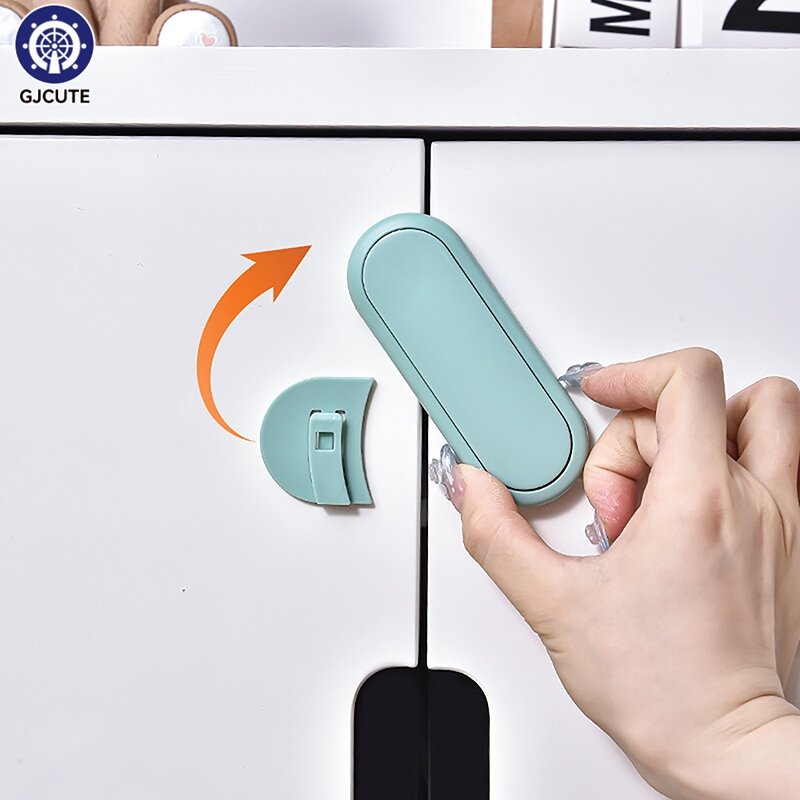 Child Safety Cabinet Locks Multi-use Baby Proofing Latches Lock For Drawers Fridge Self-adhesive Baby Security Protection Lock