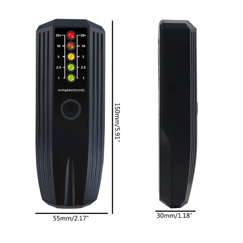 Portable EMF Meter Pengoperasian Mudah RadiasiMonitor GhostHunting Detector