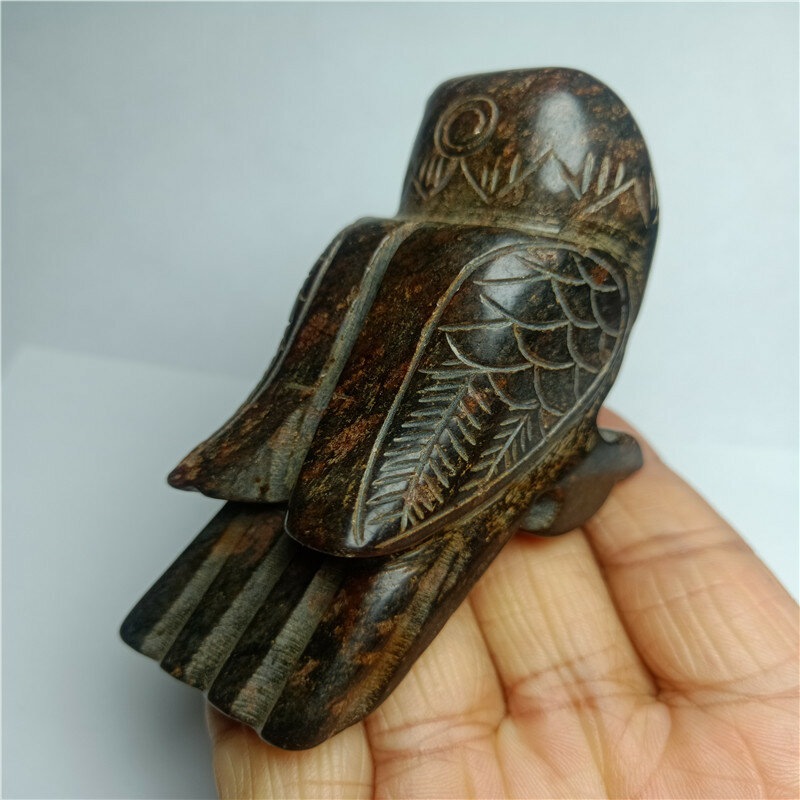 磁気、古い工芸品、卸売用品、アンティーク、記事を備えた鉄の石の鳥の装飾品、古い工芸品