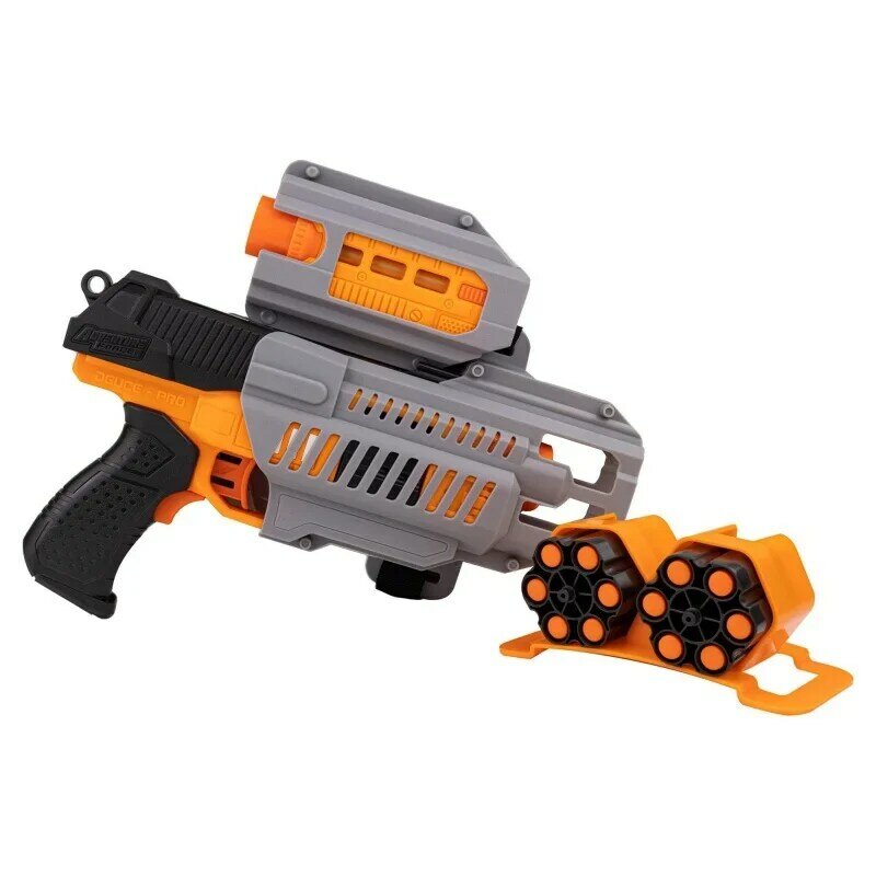 Adventure Force Tactical Strike Deuce Pro Manual Dart Gun Blaster Outdoor Toy with 24 Foam Pro Darts