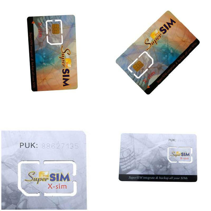 Portátil Sim Card Celular, 16 em 1, Super Card, Telefone de Backup, 3G, Internet Ilimitada Grátis, Sim Card
