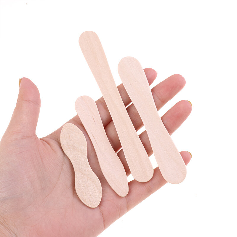 50/100pcs Wax Waxing Disposable Sticks Wood Tongue Depressor Spatula Woman Wooden Body Hair Removal Sticks Beauty Toiletry Kits