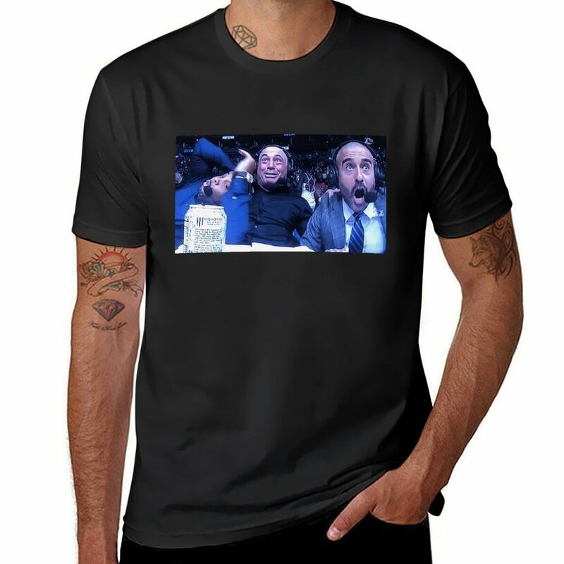 Koszulka Joe Rogan Reaction Meme szybkoschnąca męska bawełniana koszulka typu oversize