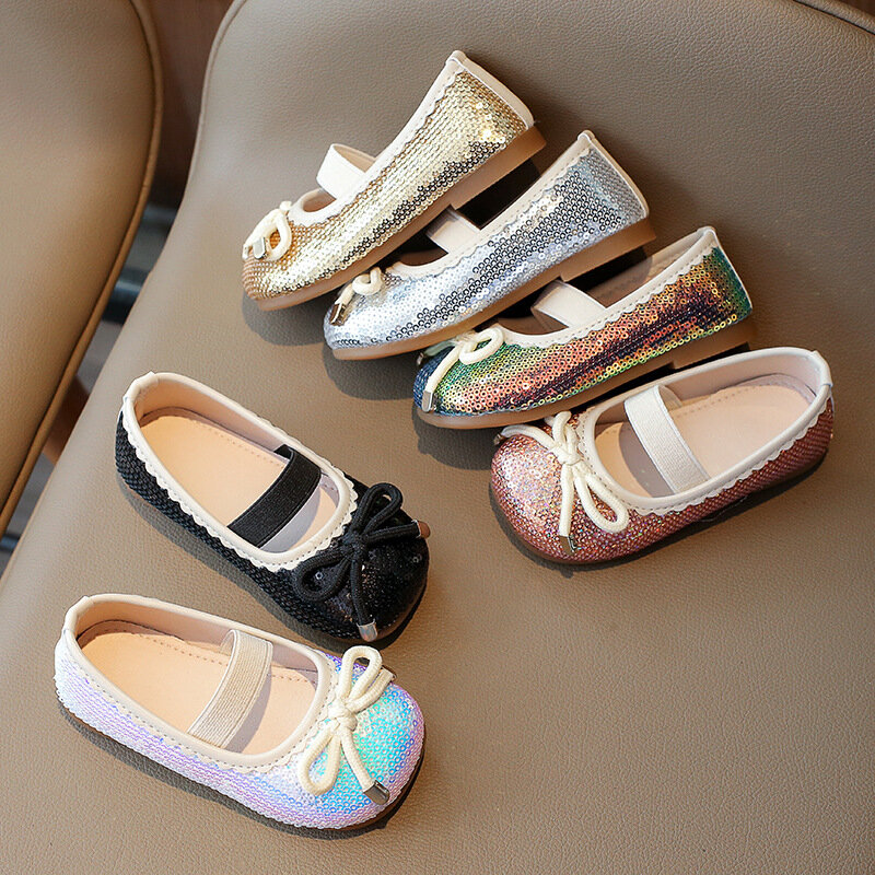 Toddler/Little Girls Mary Jane ballerine taglia 21-35 scarpe Slip-on School Party Dress Shoes