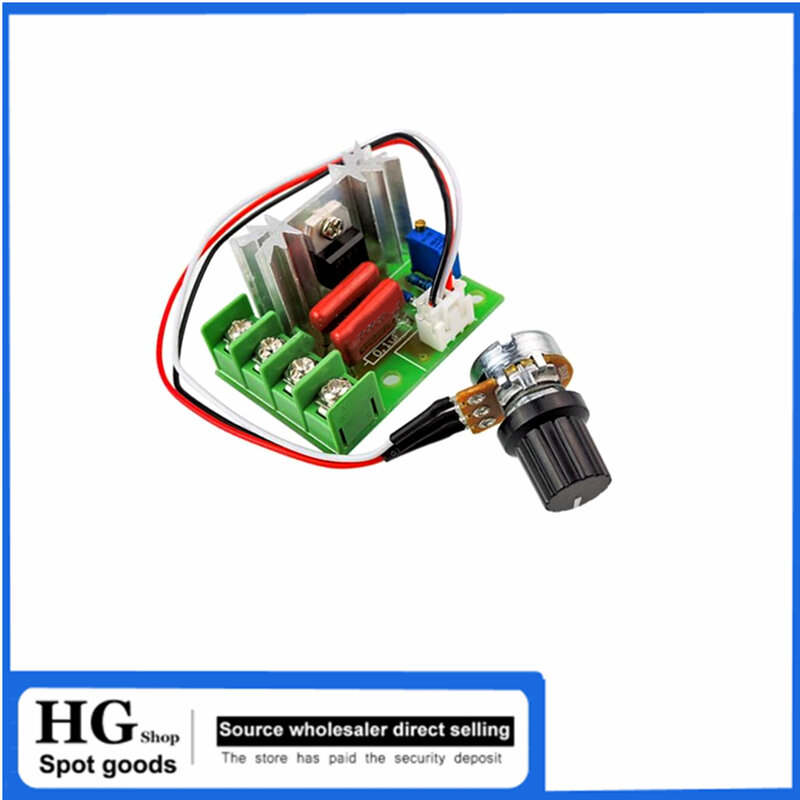 Motor regulador de tiristor, regulador de voltaje electrónico de alta potencia, 25A, 2000W, 220V, módulo de regulación de temperatura y velocidad