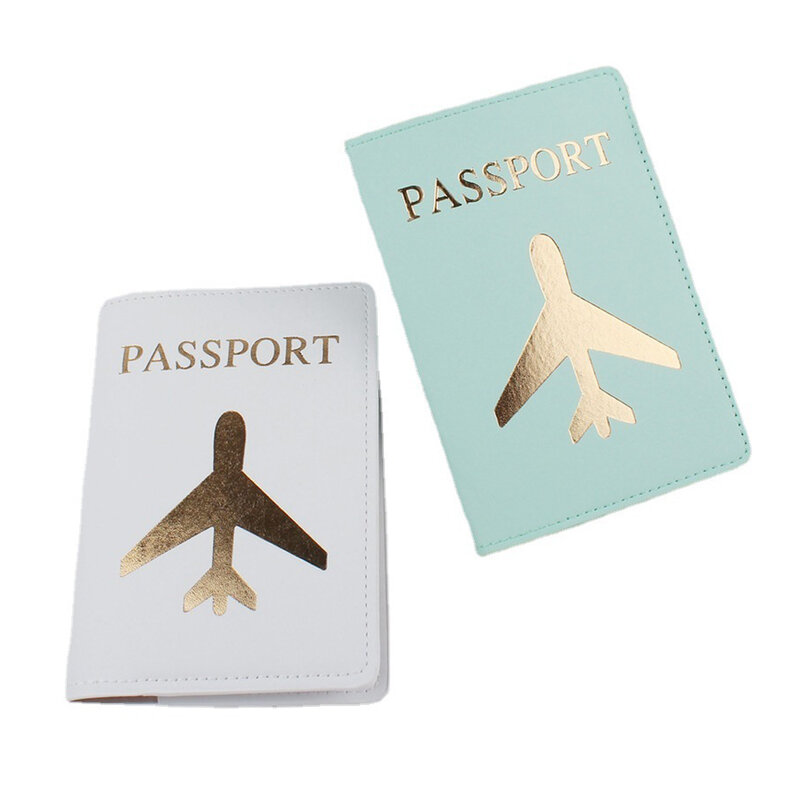 Coppia matrimonio custodia per passaporto Set lettera porta passaporto copertina per passaporto nuova etichetta per bagaglio con copertura per passaporto aereo con stampa a caldo