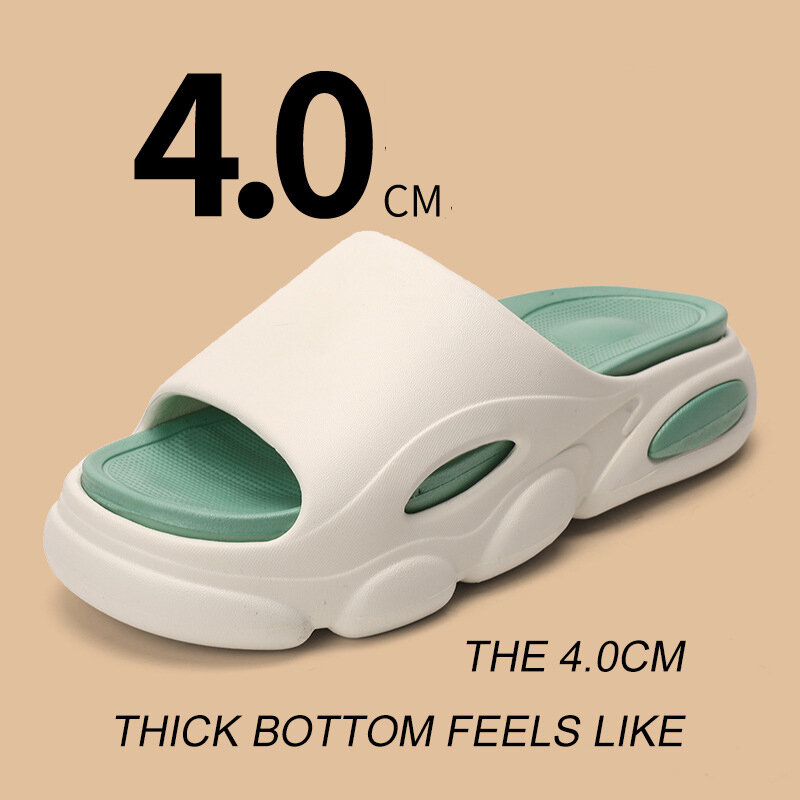 Chinelos de plataforma Comwarm-Soft Eva para homens e mulheres, chinelos unissex, sapato de casa, slides antiderrapantes para banheiro, sandálias internas e externas, moda