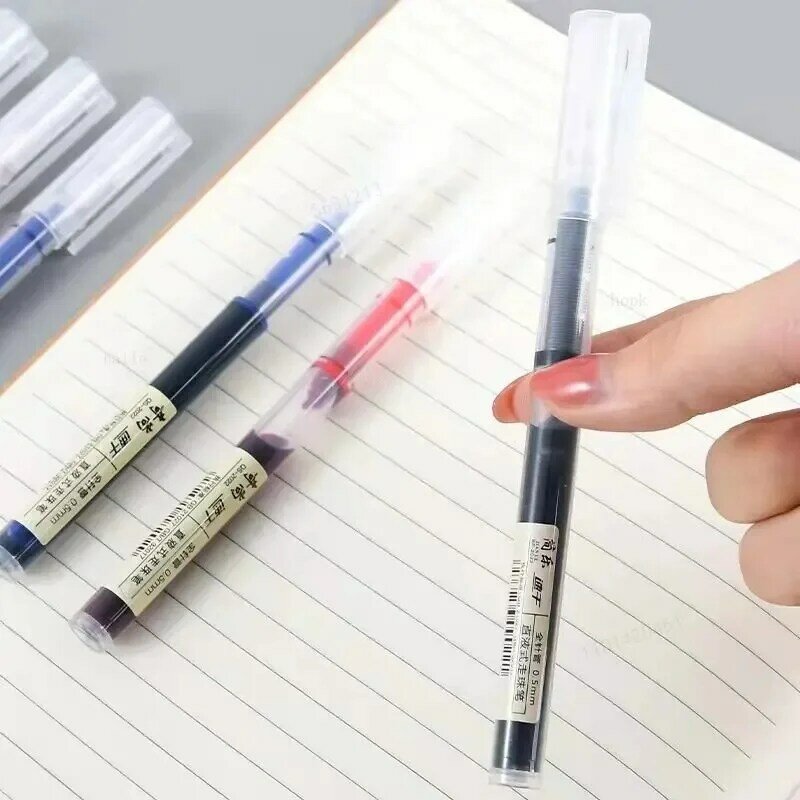 10 teile/satz hochwertige Nadel Typ Gel schreiber gerade flüssige Kugelschreiber kawaii Briefpapier Schule Bürobedarf schreiben