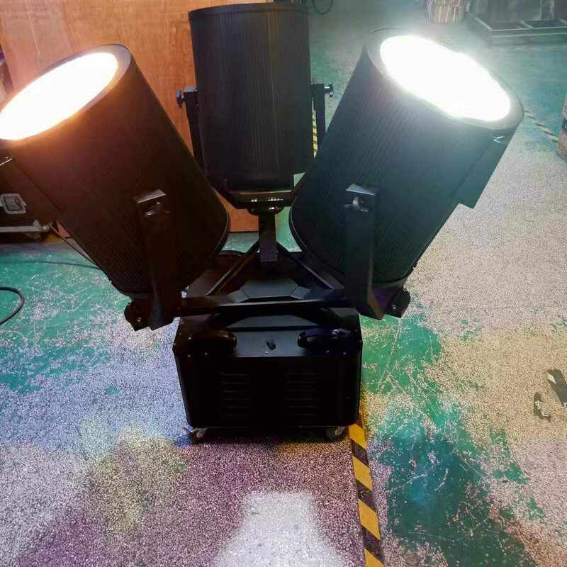 Zoeklicht Wit Lampjes 3 Kop Hoogwaardige Materialen Xenonlamp Voor Verlichting En Noodgevallen