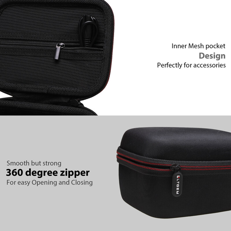 LTGEM-حقيبة حمل للتخزين الثابت ل FlexSeries ماكينة حلاقة الشعر الكهربائية ، Freebird - Ultimate-Travel ، حقيبة حمل