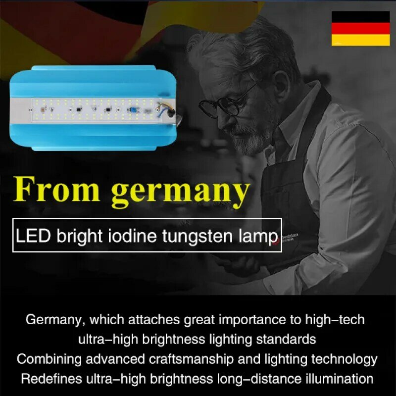 Lámpara de tungsteno de yodo para iluminación exterior duradera y confiable