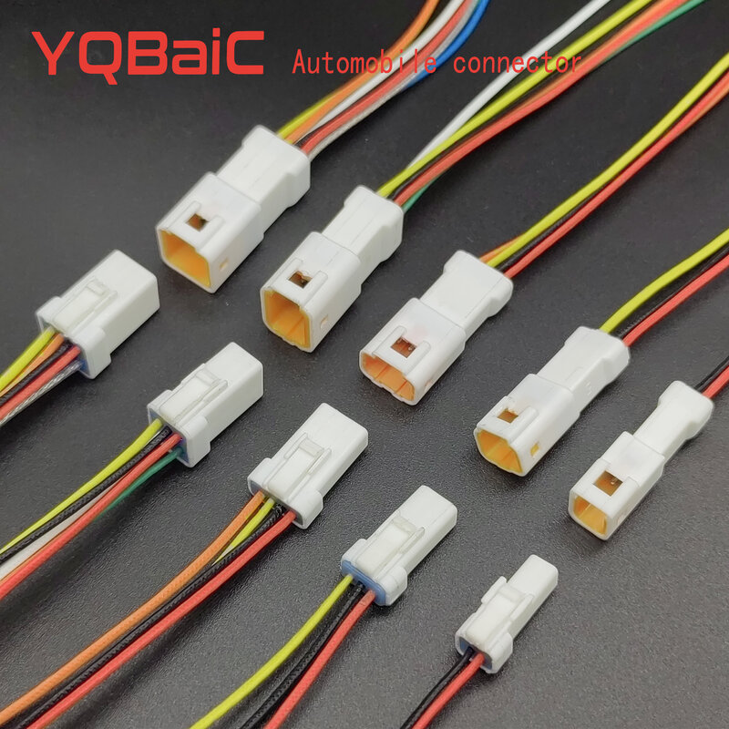 Connecteur de fil étanche, prise mâle et femelle avec câble, connecteurs électriques JST JW dissolve, 2P, 3P, 4P, 6P, 8P, 0.6mm