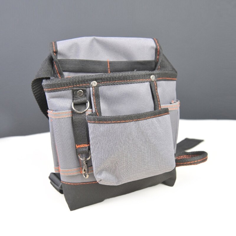 Tool Bag with Multiple Compartments Thickened Canvas Cloth Waterproof Portable