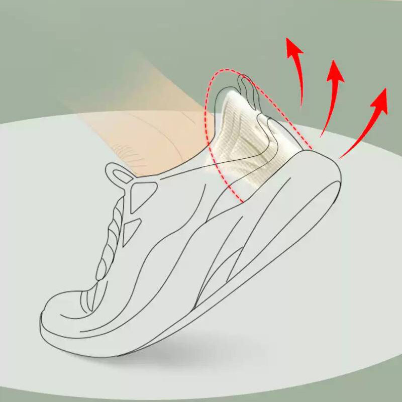 Plantillas de parche para zapatos deportivos, almohadillas para el talón, tamaño ajustable, antidesgaste, almohadilla para los pies, plantilla de inserción, Protector de talón, pegatina trasera, 2 unidades