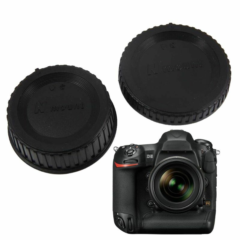 Новинка 2023 года, черная крышка корпуса камеры и задняя крышка объектива для зеркальной фотокамеры N-ikon F и объектива
