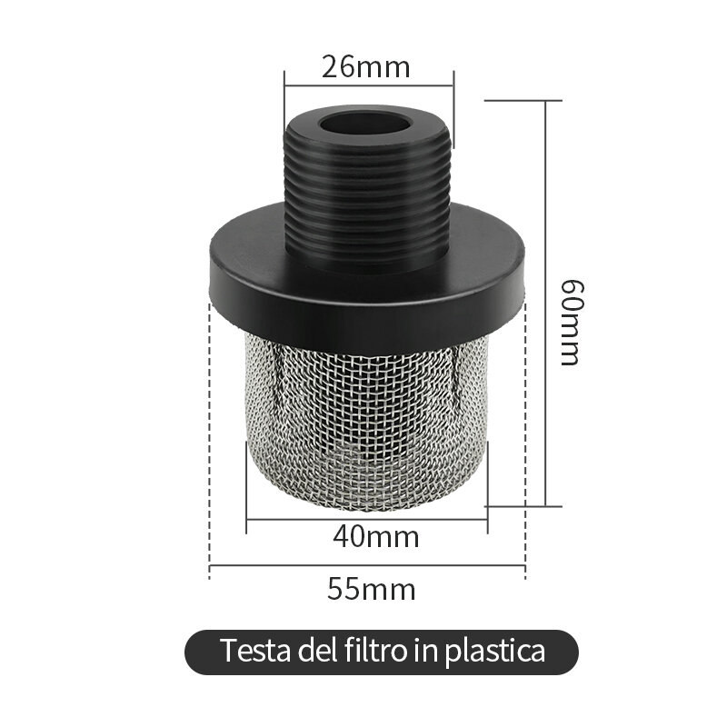 288716 3/4" Filter Inlet Suction Strainer Airless Paint Sprayer Inlet Strainer Sprayer Filters For Airless Sprayer Painter