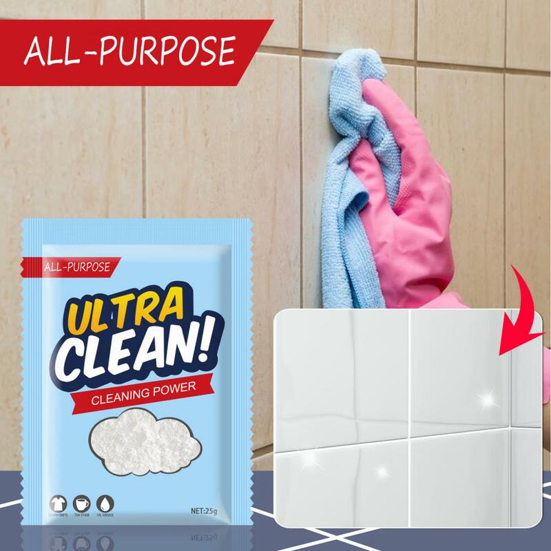Limpiador de polvo potente para el hogar, detergente para fregadero de cocina, grasa de bicarbonato de sodio, limpieza de polvo lejos, 4 piezas