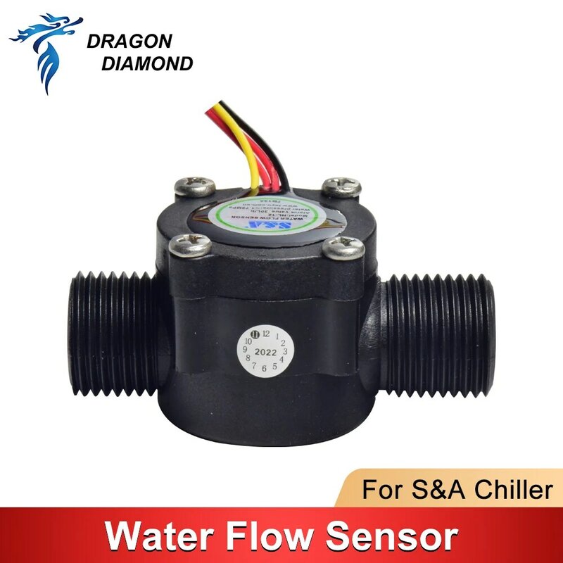 Interruptor De Fluxo De Água Sensor Para S & A Chiller Industrial Para Gravador A Laser CO2 Alta Qualidade HL-12 CW3000 CW5000 CW5200