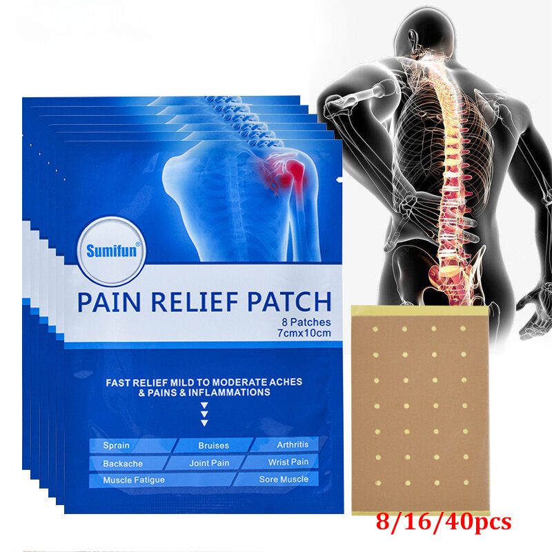 56 Stuks Hete Verkoop Gezamenlijke Pijnstillende Patch Knie Nek Pijnverlichting Massage Gips Artritis Spierverstuiking Pijn Stickers