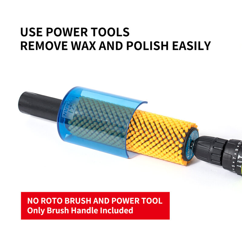 XCMAN Roto Brush Controller Handle 100/150/200Mm Panjang 10Mm Hex Shaft Kompatibel Semua dari 10Mm Hex Roto Brush