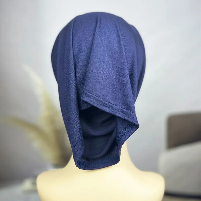 Rohr Hijab Caps Hijabs Für Frau Muslimischen Sport Basis Hut Abayas Frauen Jersey Turbane Islamischen Turban Kopf Wrap Instant Seide schal
