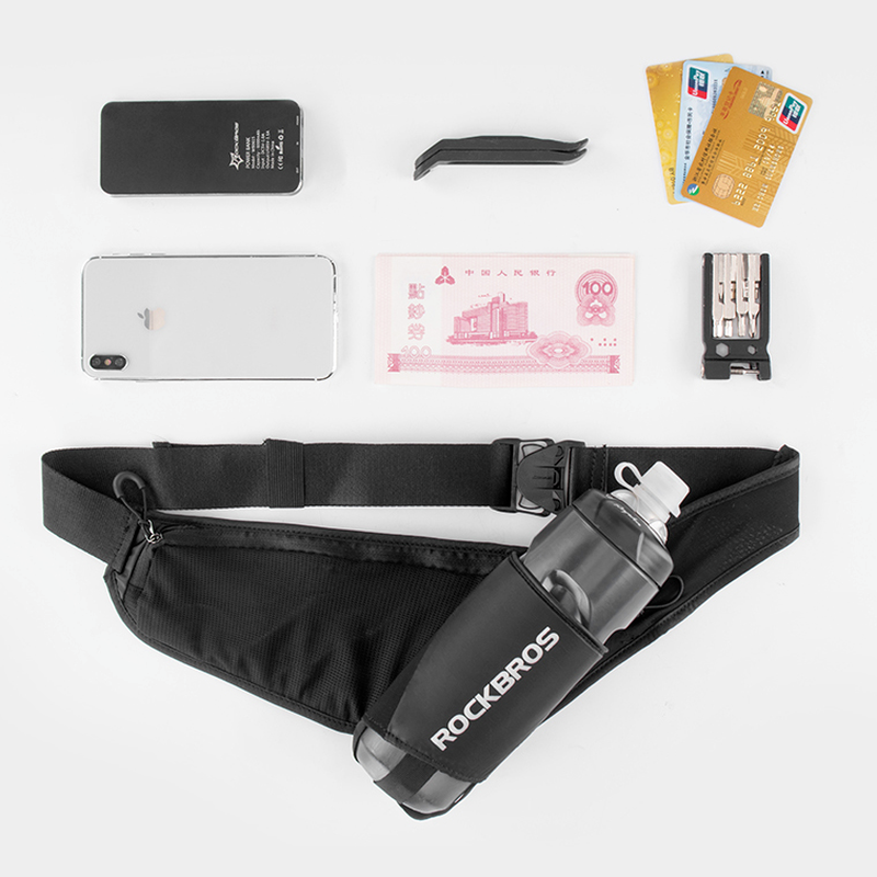 Водонепроницаемая поясная сумка для бега, поясная сумка для велоспорта, велосипедные аксессуары с держателем для бутылки с водой, чехол для телефона для спорта на открытом воздухе