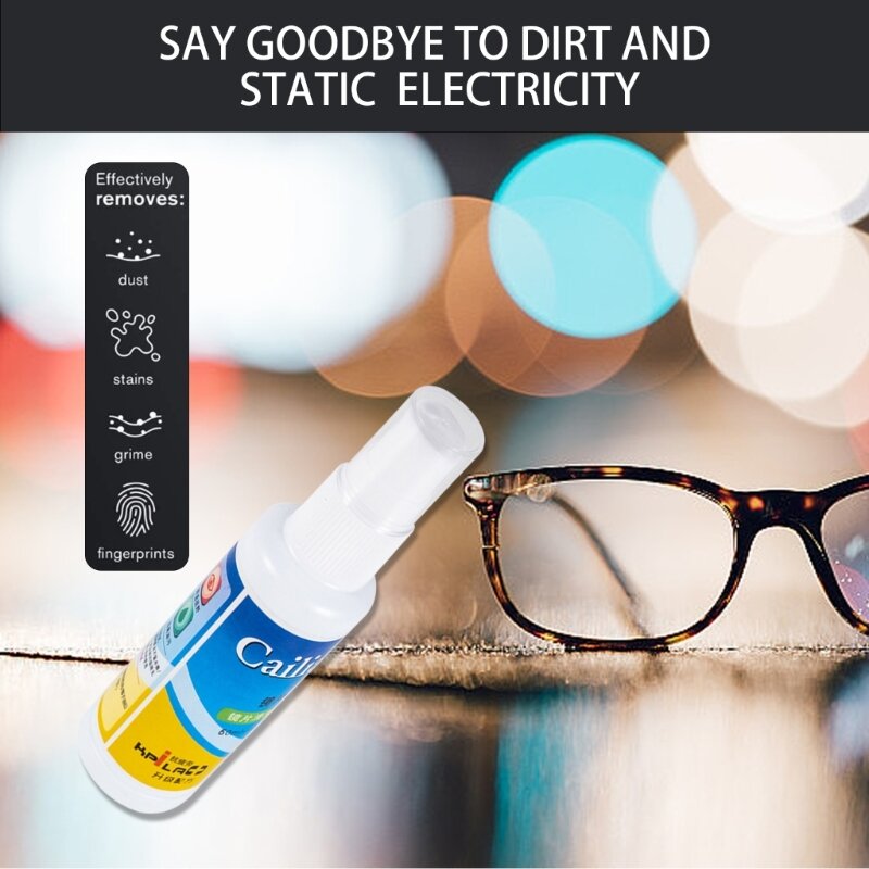 Limpiador lentes gafas, espray para eliminar arañazos, lentes para quitar arañazos, mantenimiento lentes, limpiador