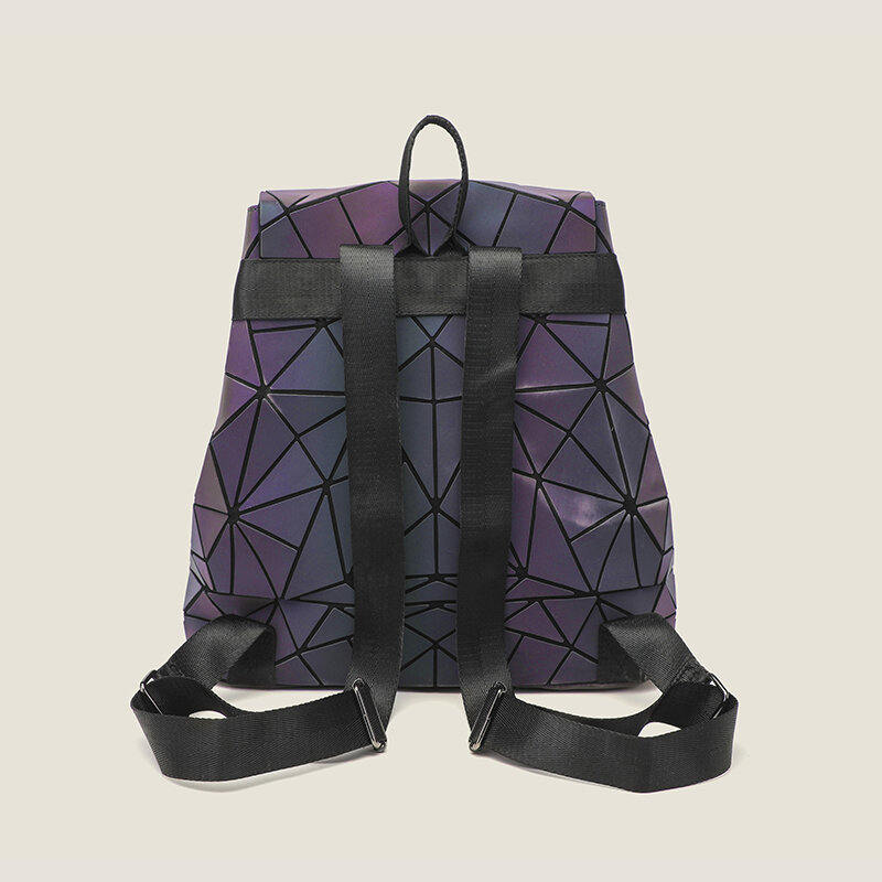 Jiomay Persönlichkeit Mode Rucksack Designer Luxus Tasche große Capcity geometrische Frauen Rucksack High-End-Textur Reise rucksack