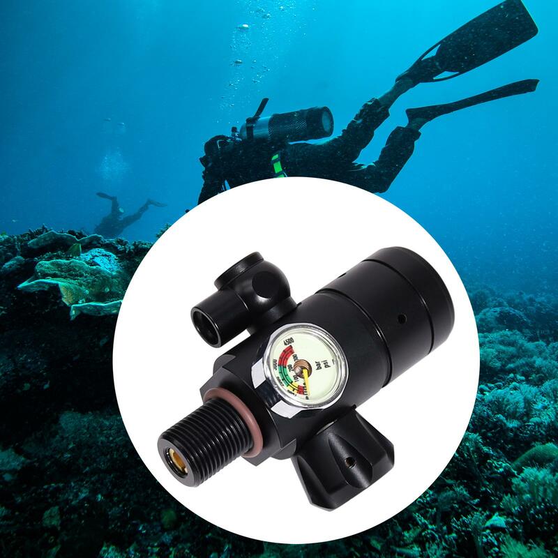 Attacco valvola di riduzione della pressione per immersioni subacquee adattatore multifunzione robusto per attrezzature per lo Snorkeling accessori per sport all'aria aperta