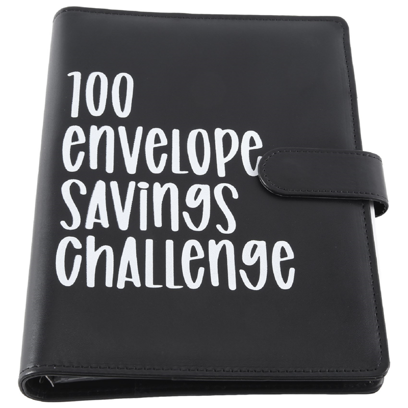 Envelope Challenge Binder, Orçamento Binder, Poupar Dinheiro, Maneira fácil e divertida de poupar dinheiro, 100