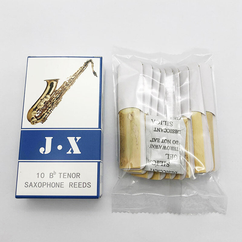 10pcs Saxophone Reeds Strength 2.5 For Alto Soprano Tenor Sax Clarinet Reed Professionals Beginner Students Parts Accessories