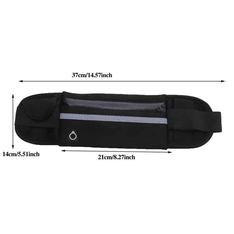 Outdoor Running Fitness Waist Bag Ultra-thin Mobile Phone Elastic Sports Waterproof Close-fitting Mobile Phone Bag Coin Purse