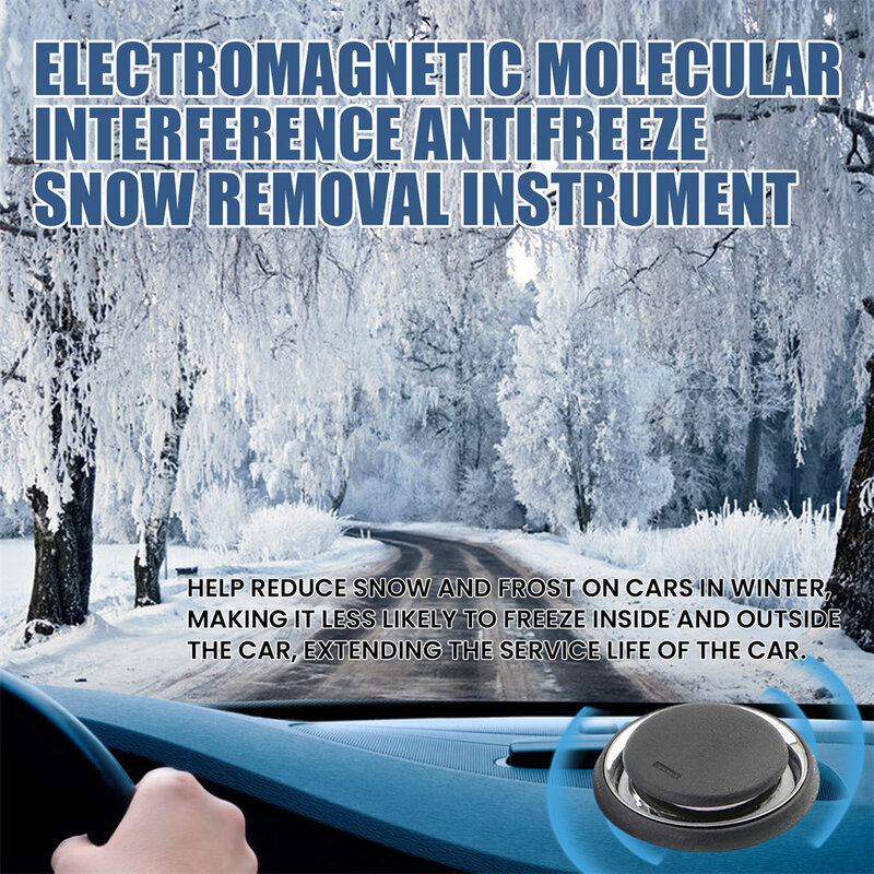 1 pz dispositivo di rimozione della neve elettromagnetica strumento di sbrinamento per auto rimozione della neve per auto interferenza molecolare scongelamento efficiente