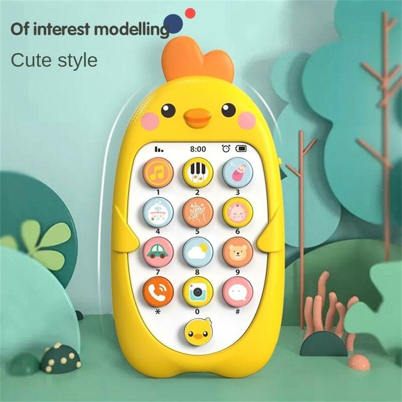 1/2PCS telefon dla dziecka zabawka telefon komórkowy wczesna edukacja maszyna do uczenia prezenty dla dzieci muzyczny maszyna elektroniczna noworodka
