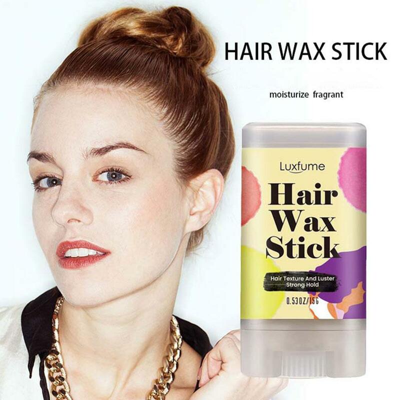 Dropshipping Hair Wax Stick per donna uomo Finish Cream Non grasso Style Hair Oil pomata Stick Wax Stick per parrucca nuovo X9s0