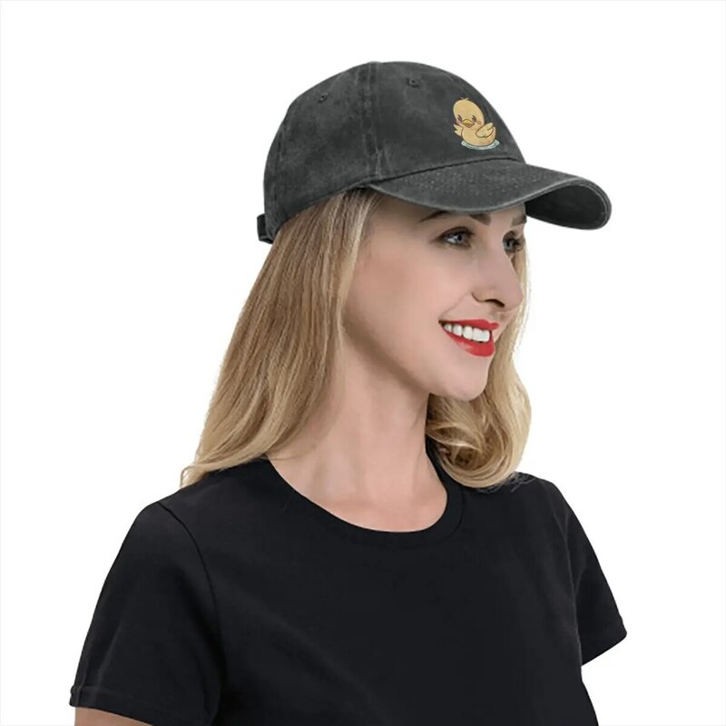 Duck Emotion-Sombrero Multicolor con visera para mujer, gorra con visera personalizada, sombreros de protección