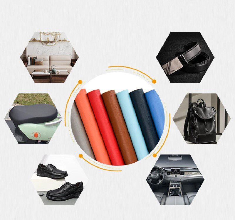 粘着性の革のソファの装飾,家具のステッカー,テーブル,ソファのシートバッグ,人工皮革のバッグ
