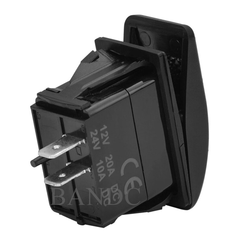 12/24V Marine Rocker Switch 2/3/6 Pin ON--OFF-ON Momentary Switch 3 Way Reverse Polarity Toggle Switch for Car Boat Dash Replace