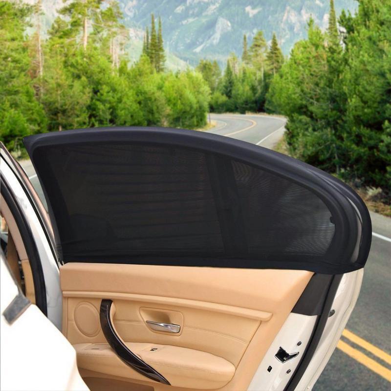 Universal Side Window Sunshade UV Protection Baby Children 2 Pack Curtain Car Window Window Shades For Car Baby Sunshade Cover