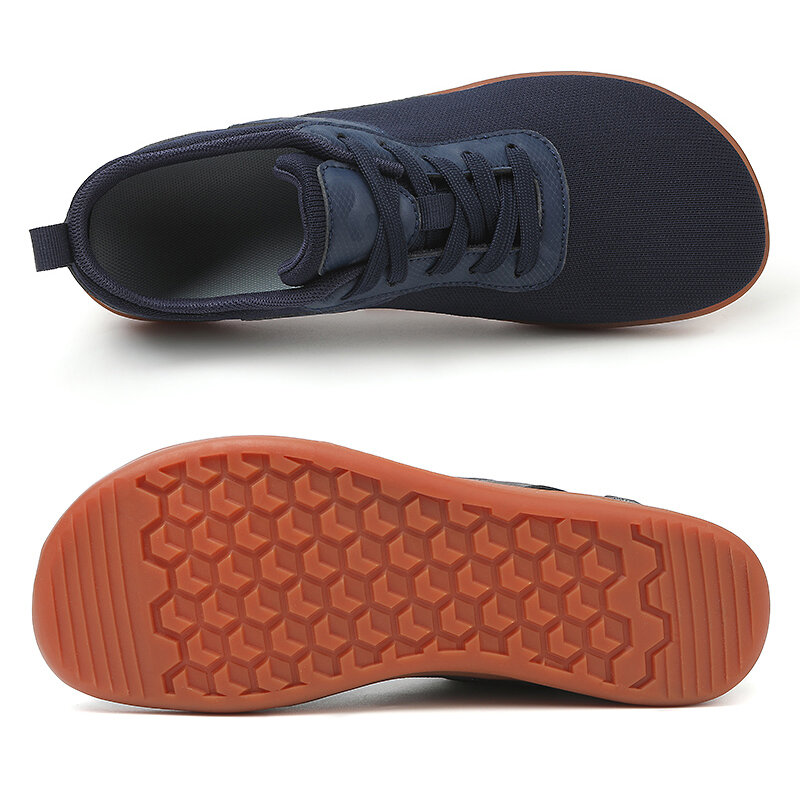 Chaussures de course minimalistes pour hommes, baskets de marche, de gym, de grande taille, pieds nus, large Parker Box, soutien de la voûte plantaire