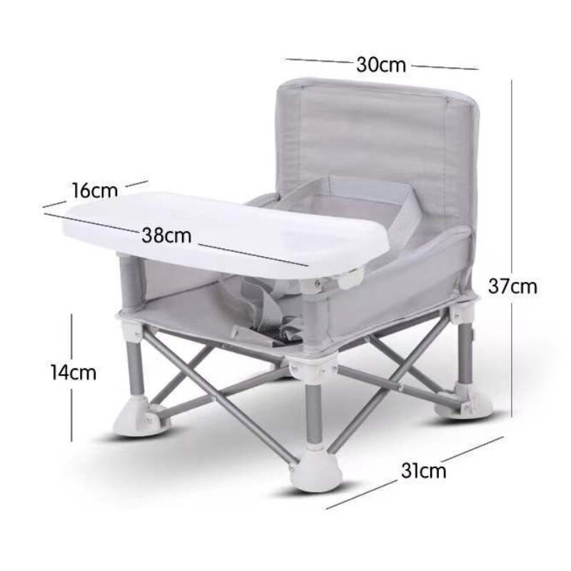 Silla de Camping al aire libre, Mini silla alta portátil plegable para bebés y niños pequeños