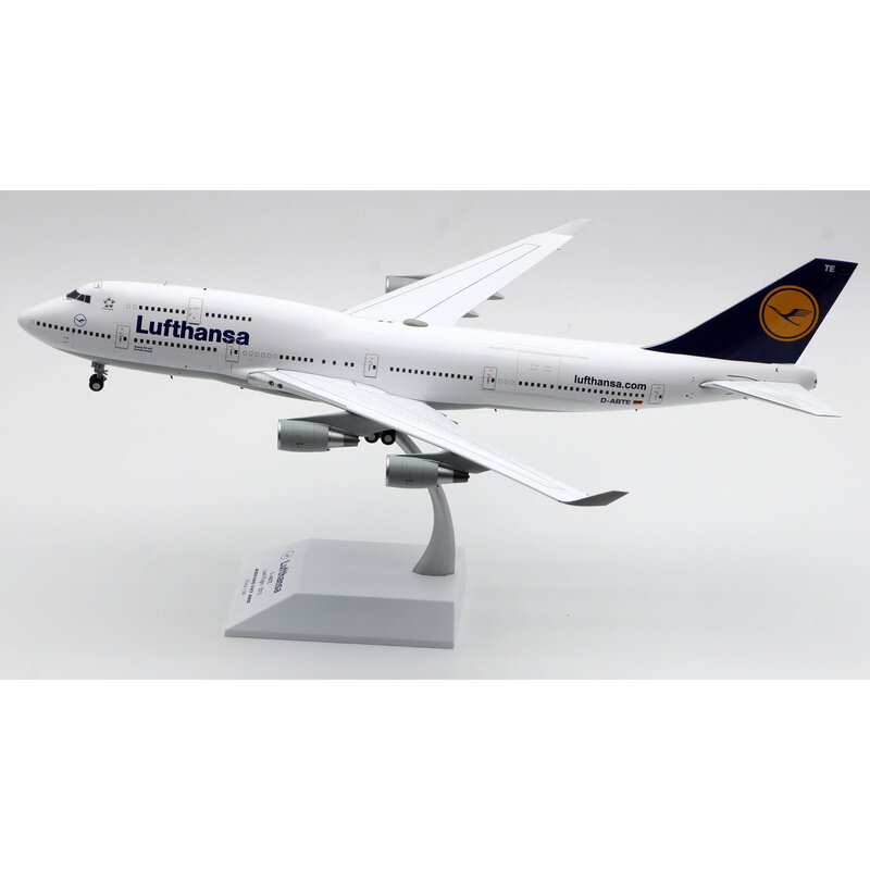 XX20315 Alloy Collectible Plane Gift JC Wings 1:200 Lufthansa "StarAlliance" Boeing B747-400 Diecast Aircraft Jet Model D-ABTE