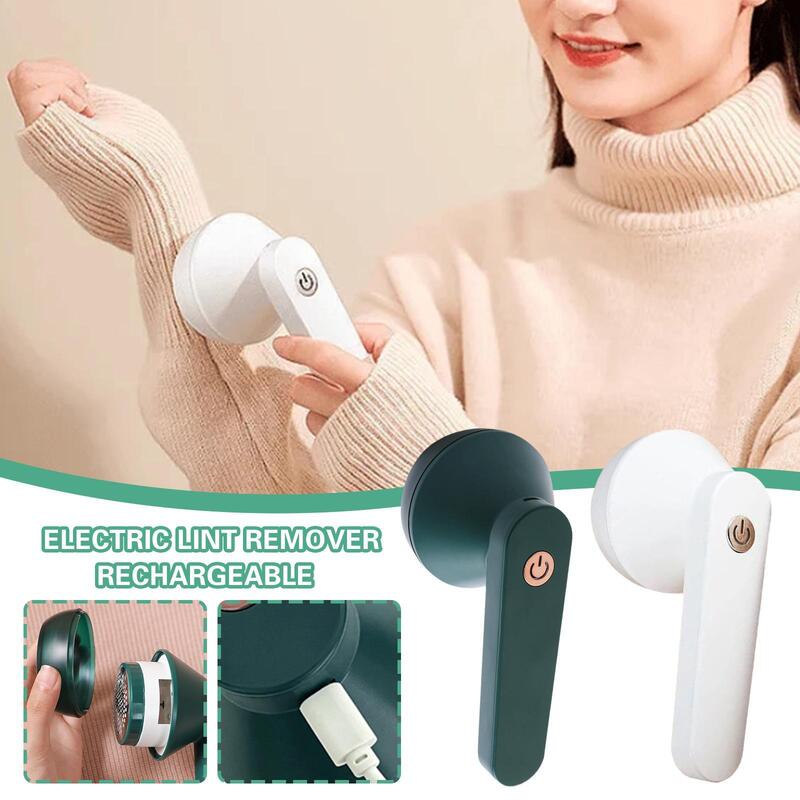 Alat cukur listrik, isi ulang pakaian rumah tangga untuk pakaian bola rambut pengisian USB Sweater kain alat cukur