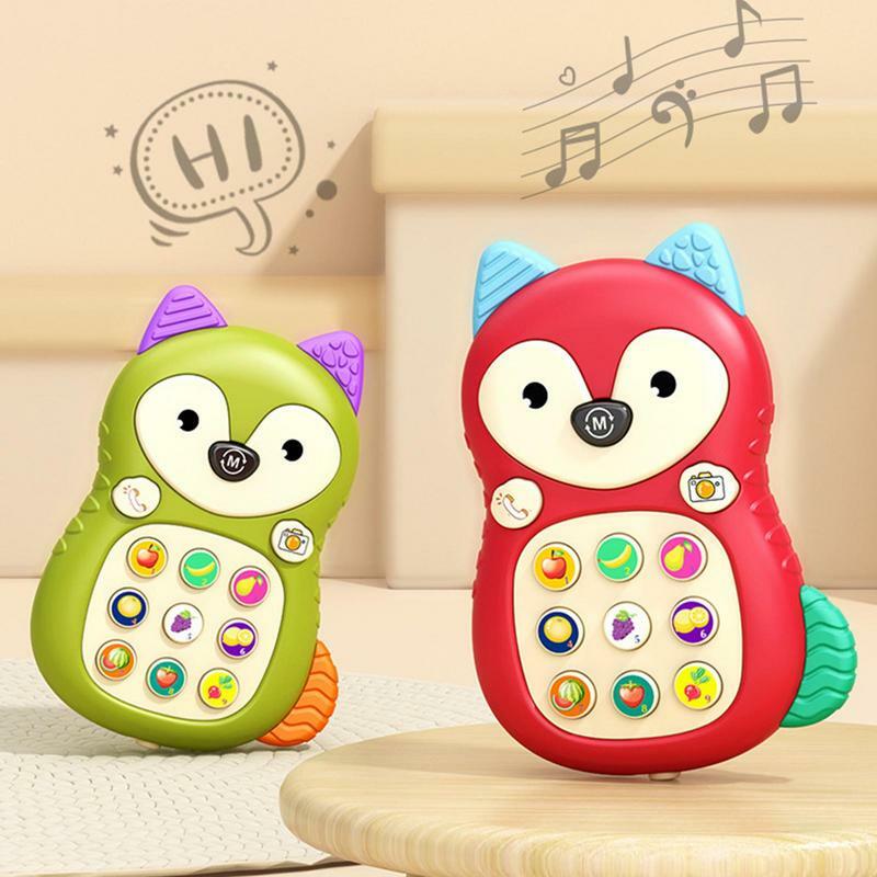 Kinder Handy Spielzeug Musik Sound Telefon Schlafen Spielzeug Mit Beißring Simulation Spielzeug Telefon Säuglings Frühen Pädagogisches Spielzeug