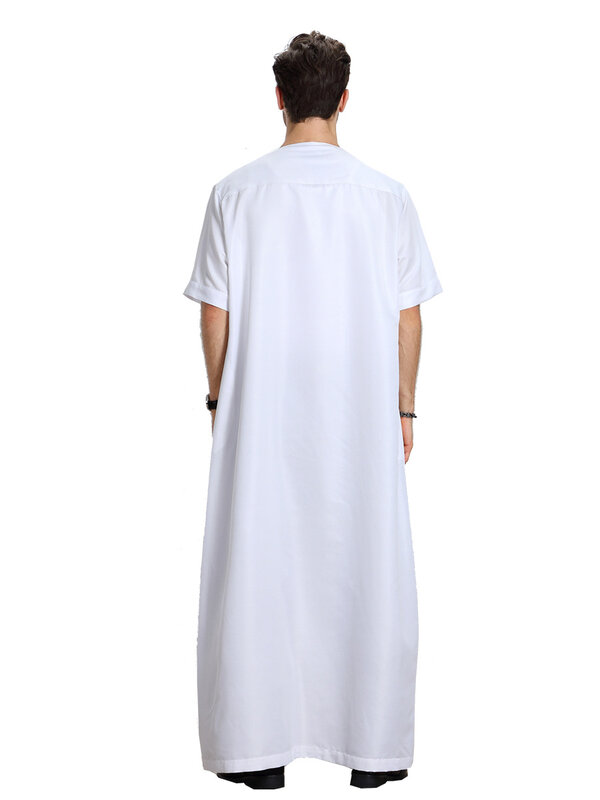 Sommer Abayas Eid Musulman De Modus Homme Mann Abaya Muslimischen Kleid Robe Saudi-arabien Kleding Mannen Kaftan Oman Islam Kleidung