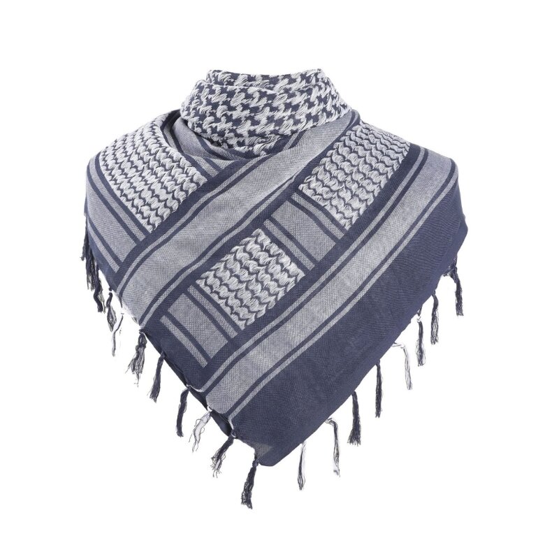 Bufanda árabe Shemagh para cuello, pañuelo árabe, pañuelo para cabeza del desierto, cubierta para cara a prueba