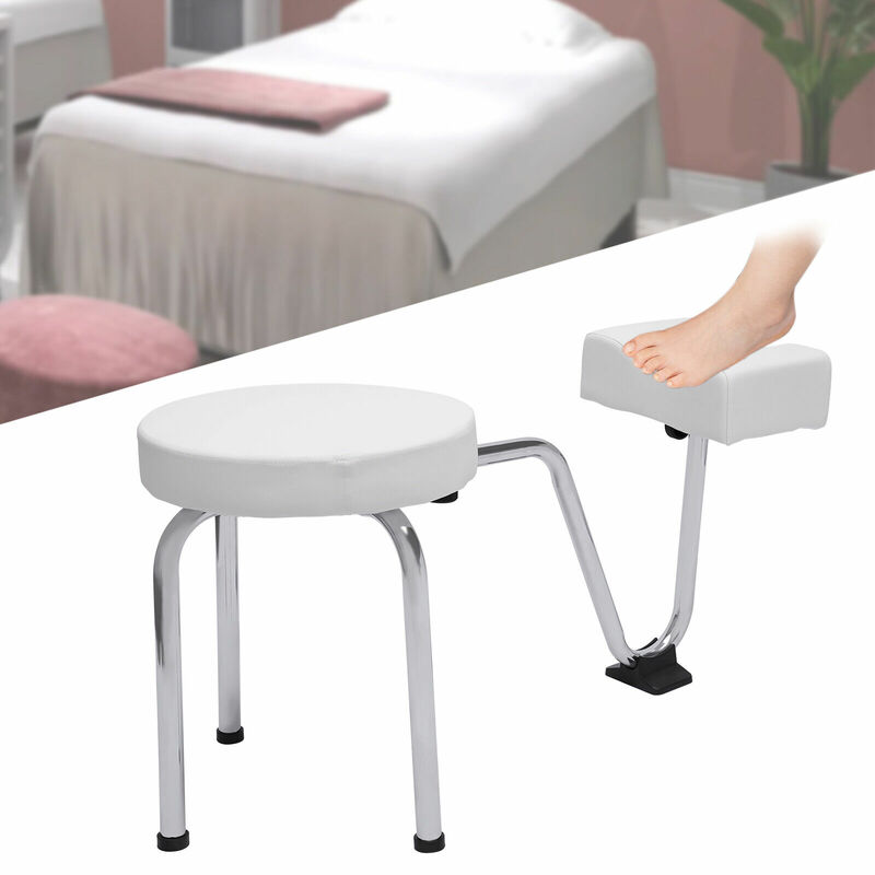 Pedicure Foot Rest Chair,Swivel Adjustable Pedicure Stool for Spa Beauty Salon Studio Equipment Supply