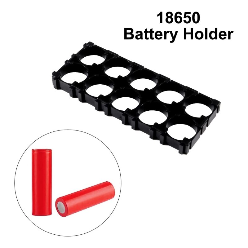 18650 Прокладка для литиевой батареи 2x5 Прокладка для ячейки 18650 Пластиковый держатель для литиевой батареи Прямая поставка