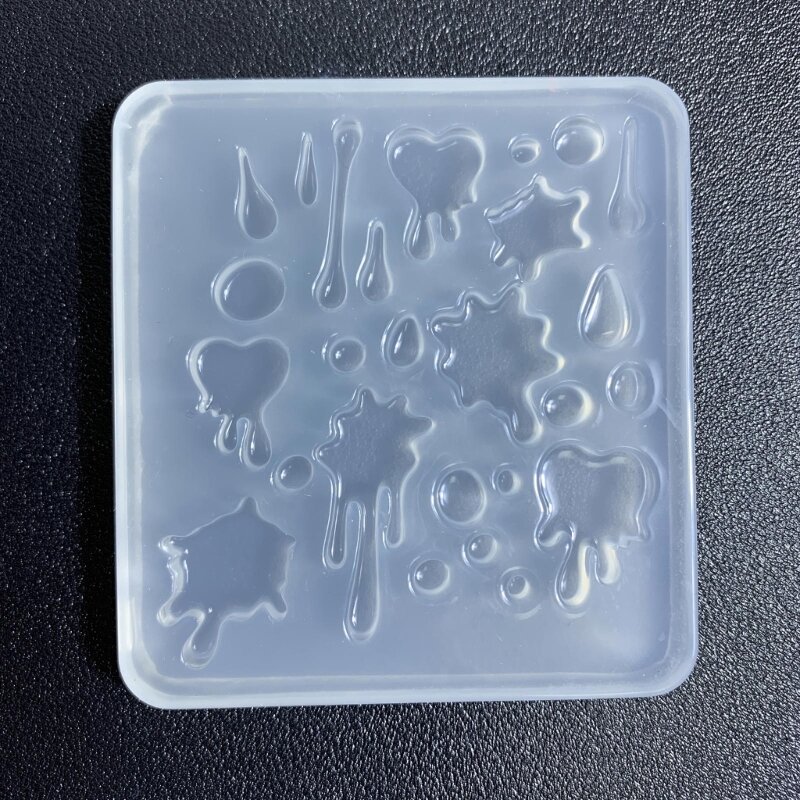 Keychain Silicone Mold Resin Casting Hollow Shaking Cup Pendant Mould