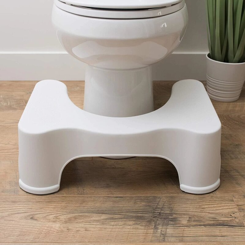 Oryginalny toaleta wc stołek, 7 Cal wysokości, biały